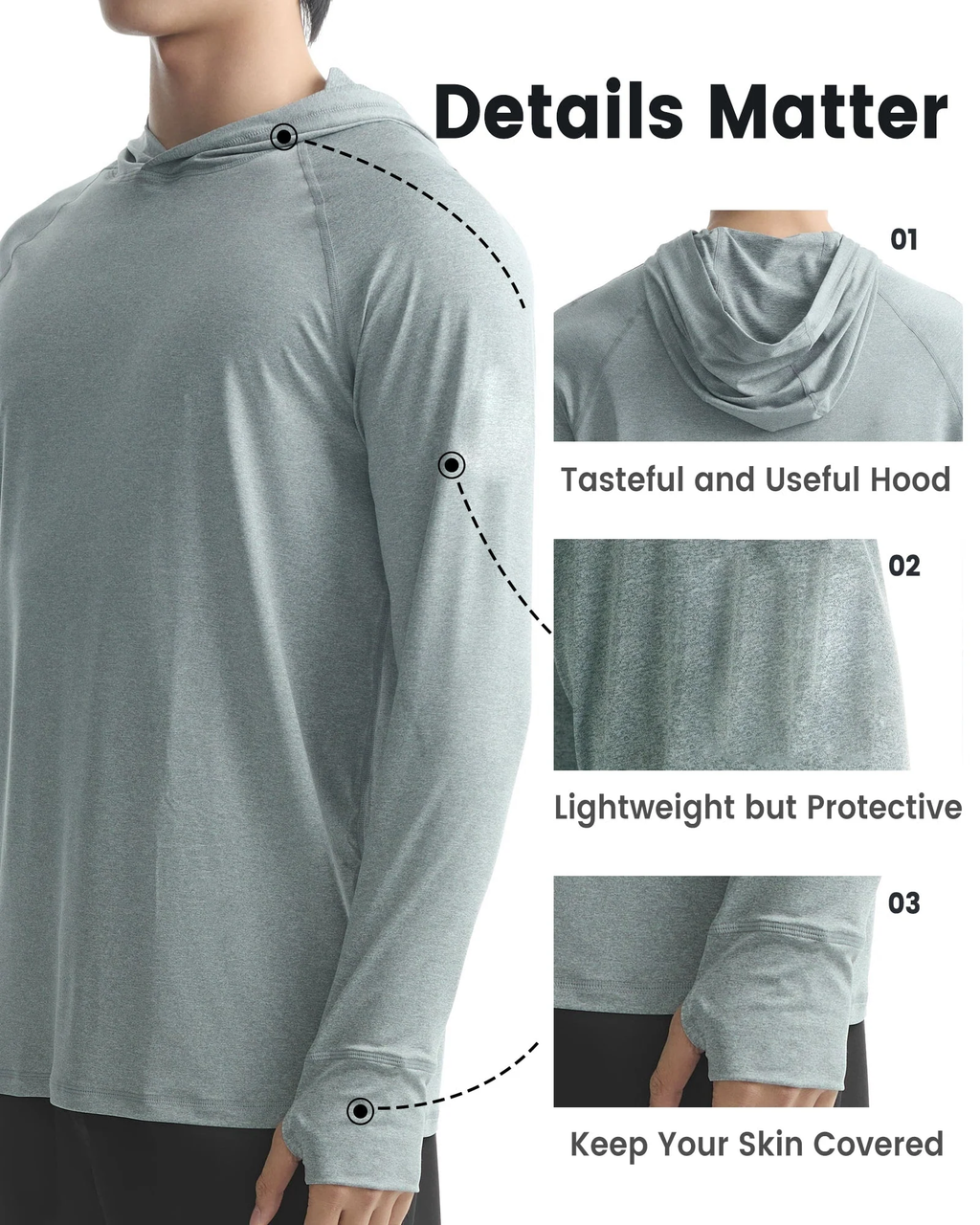 Long Sleeve Sunscreen Hooded Shirt